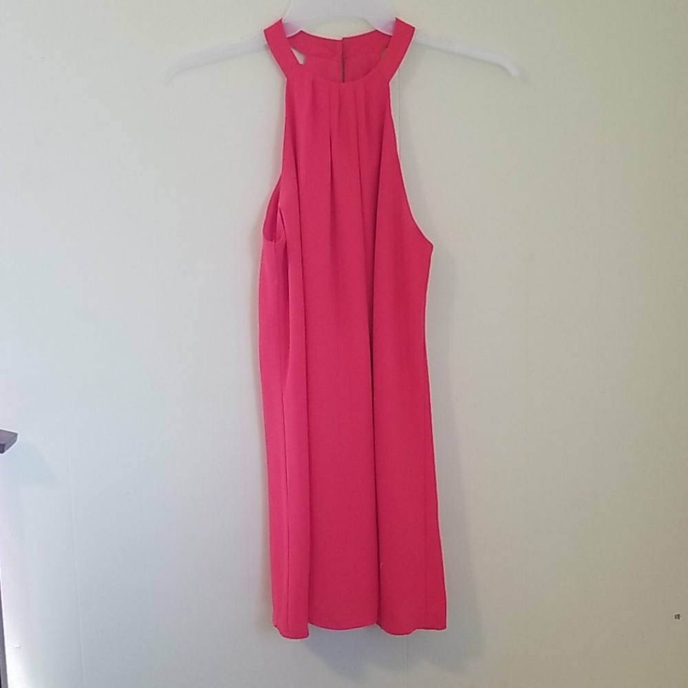 EUC mini dress size medium high neck boutique